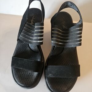 Skechers Black Strappy Sandals